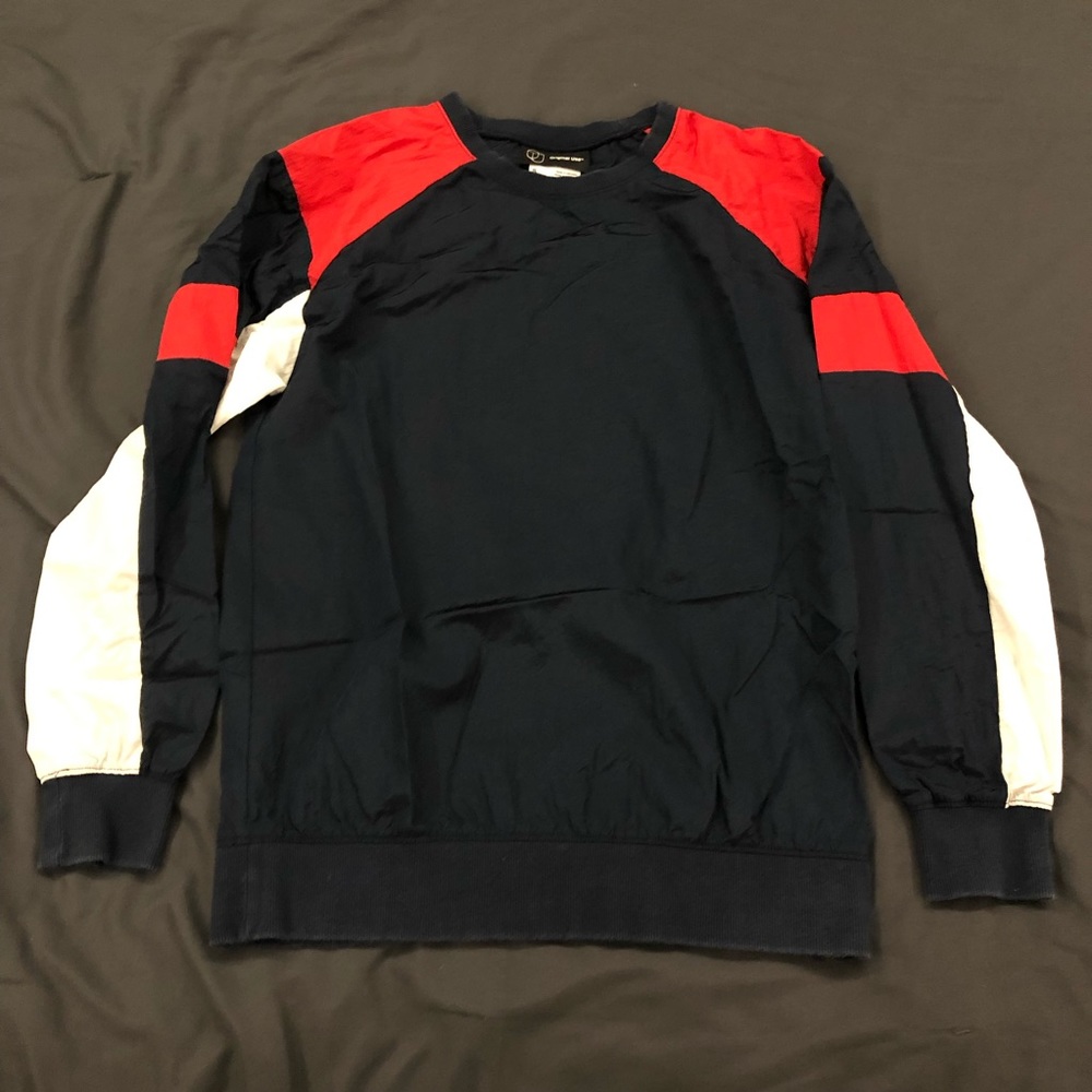 Vintage crew neck windbreaker